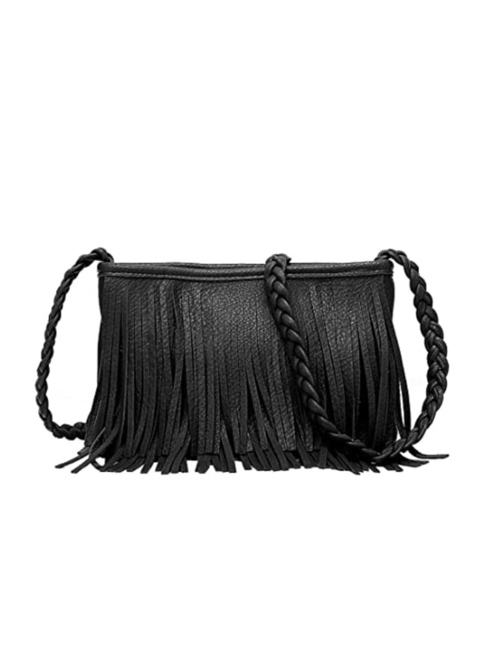 Fringe Crossbody Bag PU Leather Bohemian Sling